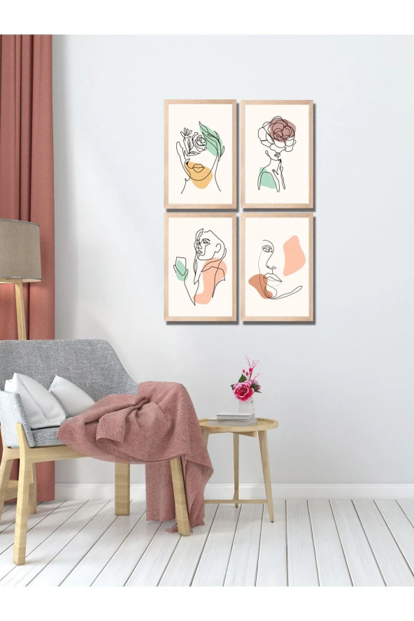 HYL Modern Sanatsal Uv Baskı Mdf Art Tablo Evinize Şıklık Katın 20x30 - Resim 4