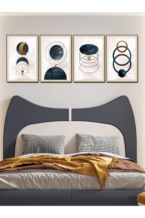 HYL Modern Sanatsal Uv Baskı Mdf Art Tablo Evinize Şıklık Katın 40x30 - Resim 5