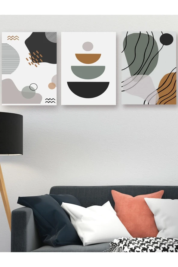 HYL Modern Sanatsal Uv Baskı Mdf Art Tablo Evinize Şıklık Katın Minimalist Art 40x30 ürün görseli 1