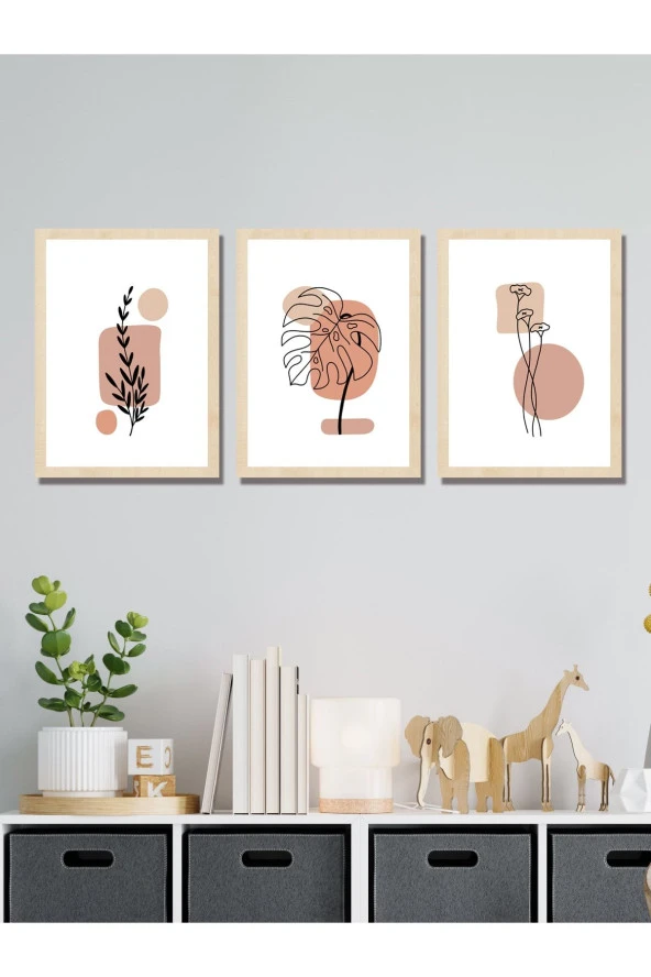 HYL Modern Sanatsal Uv Baskı Mdf Art Tablo Evinize Şıklık Katın Minimalis Art 40x30 - Resim 5