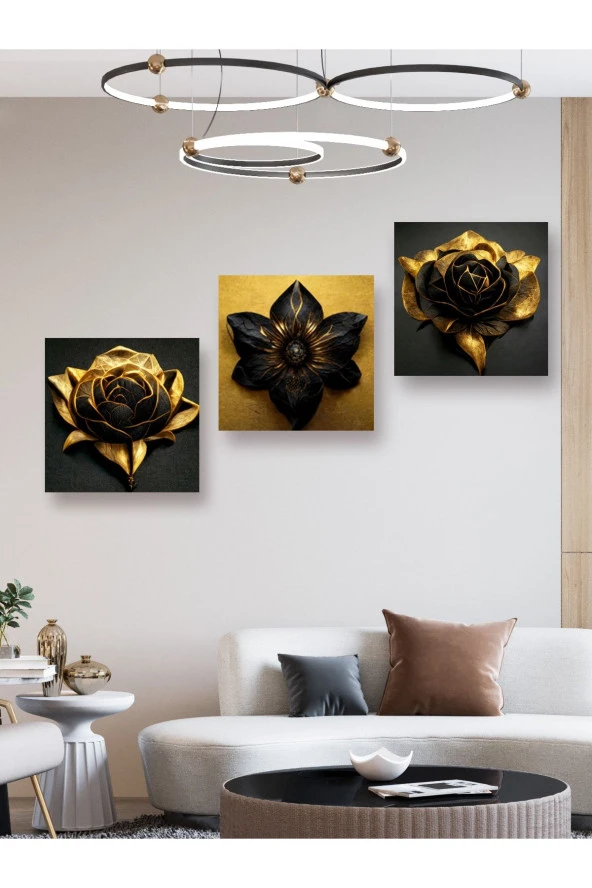 HYL Modern Sanatsal Uv Baskı Mdf Art Tablo Evinize Şıklık Katın 30x30 Ys 0017