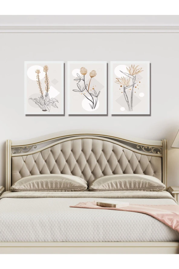 HYL Modern Sanatsal Uv Baskı Mdf Art Tablo Evinize Şıklık Katın Minimalis Art 40x30 - Resim 5