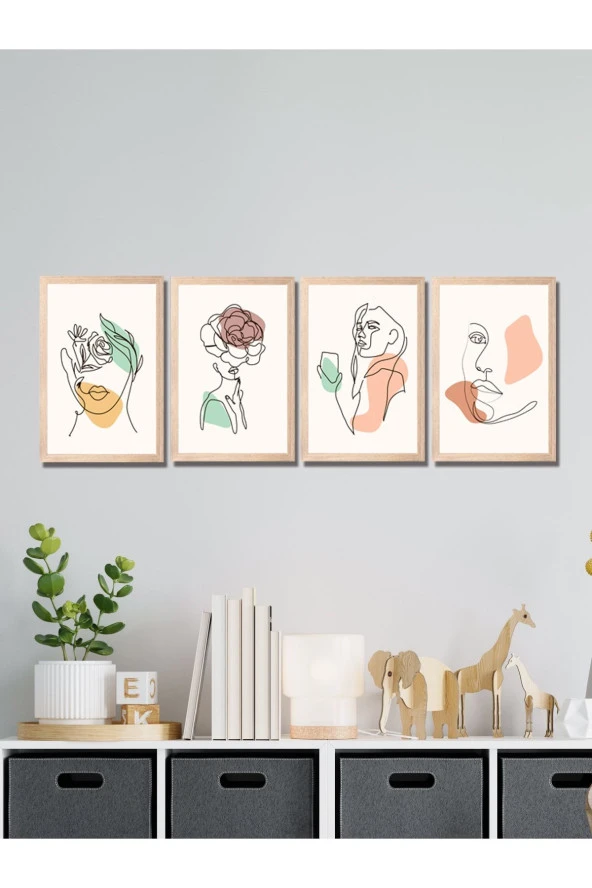 HYL Modern Sanatsal Uv Baskı Mdf Art Tablo Evinize Şıklık Katın 20x30 - Resim 3