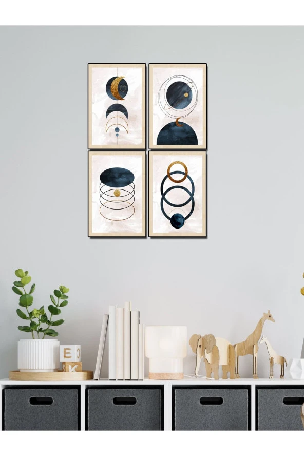 HYL Modern Sanatsal Uv Baskı Mdf Art Tablo Evinize Şıklık Katın 40x30 - Resim 4