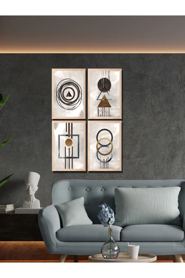 HYL Modern Sanatsal Uv Baskı Mdf Art Tablo Evinize Şıklık Katın - Resim 3