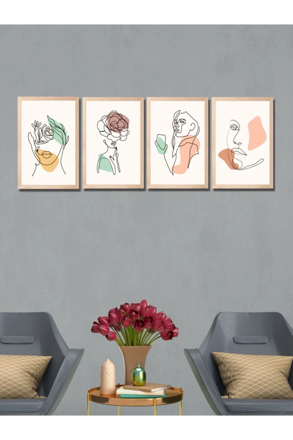 HYL Modern Sanatsal Uv Baskı Mdf Art Tablo Evinize Şıklık Katın 20x30 - Resim 5