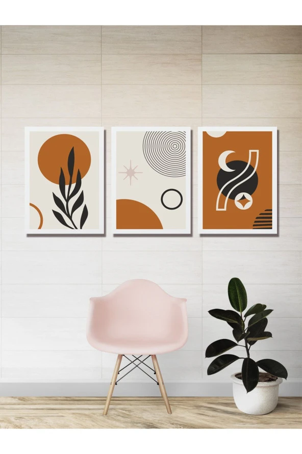 HYL Modern Sanatsal Uv Baskı Mdf Art Tablo Evinize Şıklık Katın Minimalis Art 30x20 - 2