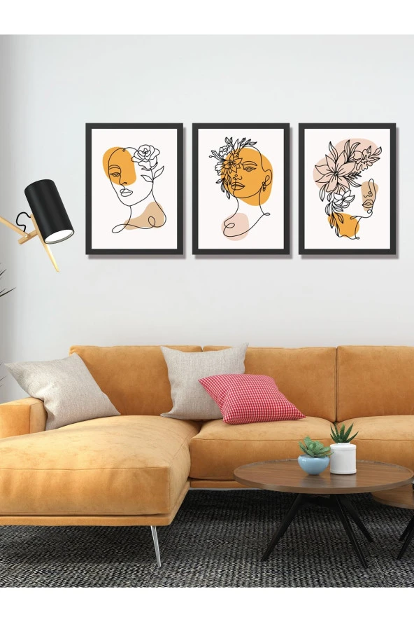 HYL Modern Sanatsal Uv Baskı Mdf Art Tablo Evinize Şıklık Katın Minimalis Art 30x20 cm ürün görseli 1