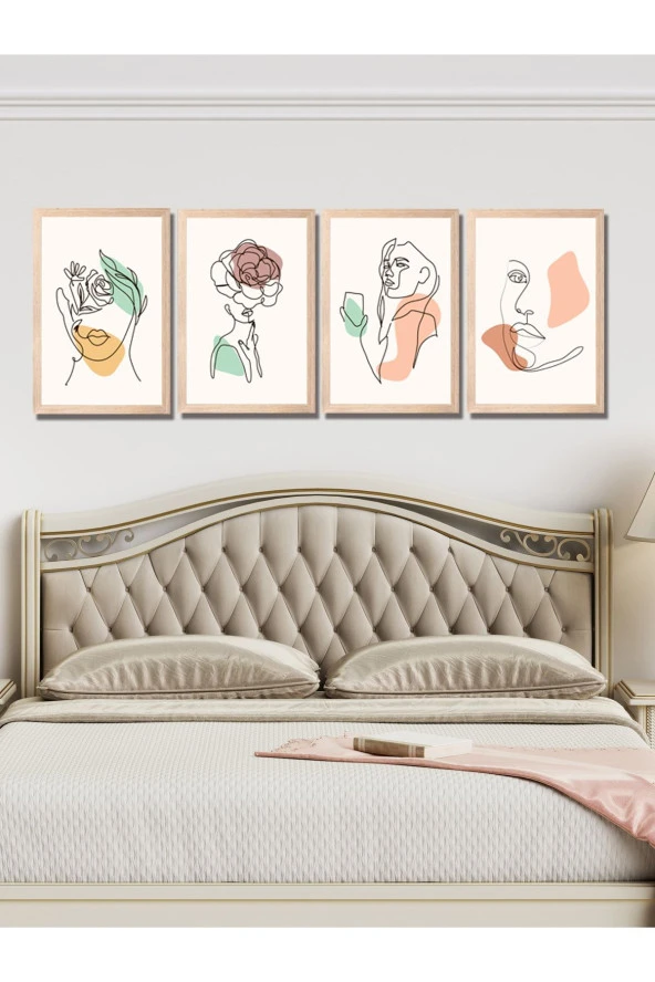 HYL Modern Sanatsal Uv Baskı Mdf Art Tablo Evinize Şıklık Katın 20x30 - Resim 2