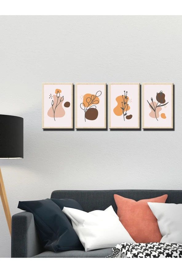 HYL Modern Sanatsal Uv Baskı Mdf Art Tablo Evinize Şıklık Katın - Resim 2