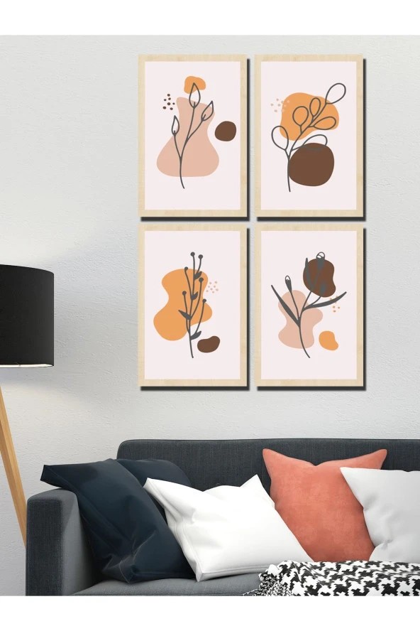 HYL Modern Sanatsal Uv Baskı Mdf Art Tablo Evinize Şıklık Katın - Resim 3