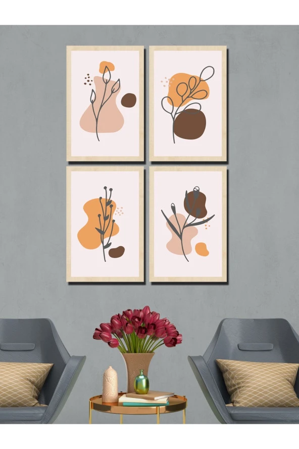 HYL Modern Sanatsal Uv Baskı Mdf Art Tablo Evinize Şıklık Katın - Resim 5