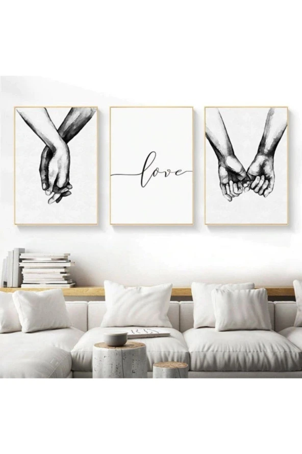 GİZEM SHOP Yatak Odaları Ve Salonlar Özel Tasarım Mdf Tablo Seti Mekanlarınıza Renk Katacak Özel Tasarım Lowe - Resim 5