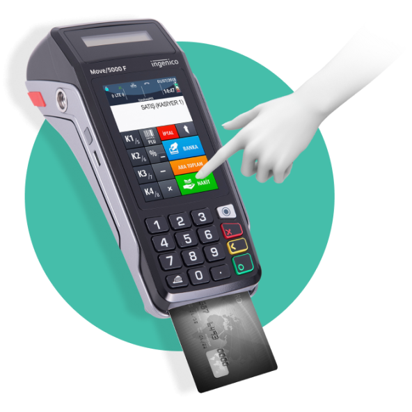Ingenıco Move 5000/F Yazar Kasa Pos - 1