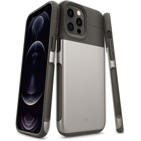 Caseology by Spigen Apple iPhone 12 Pro Max Kılıf Legion Stone Gray - ACS01918