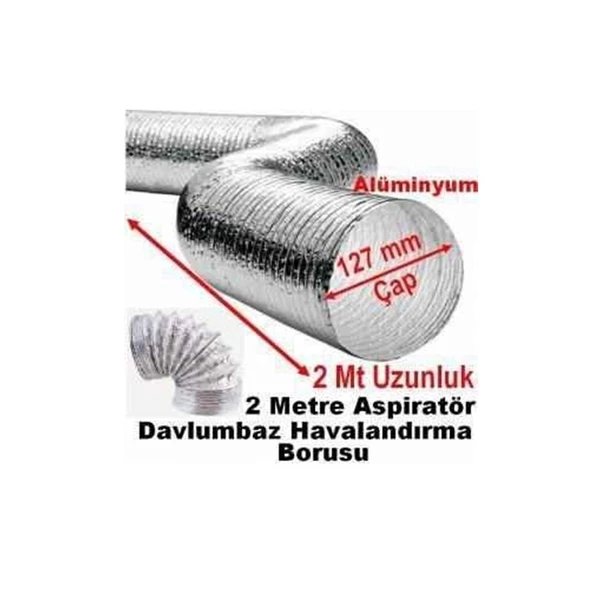Günlüler Aspiratör Davlumbaz Borusu 2 m - 2