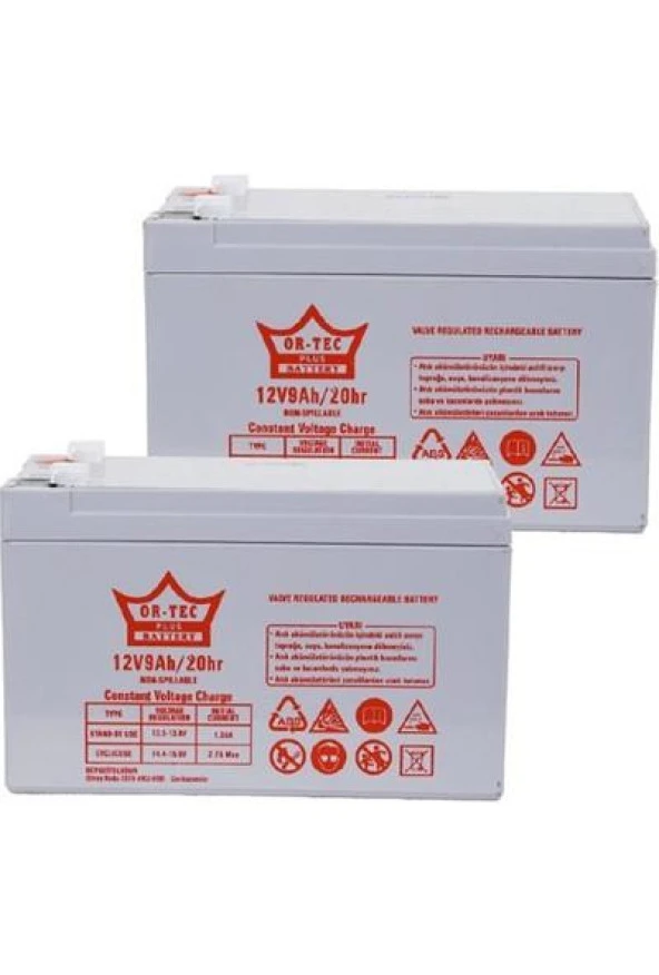 PİL 12V 9 AH ORTEC