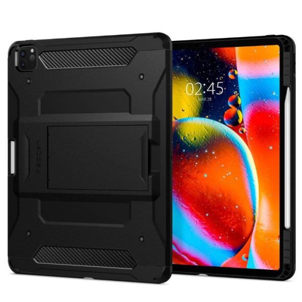 Apple iPad Pro 11'' (2022 / 2021 / 2020 / 2018) Kılıf, Spigen Tough Armor Pro Black ACS01021