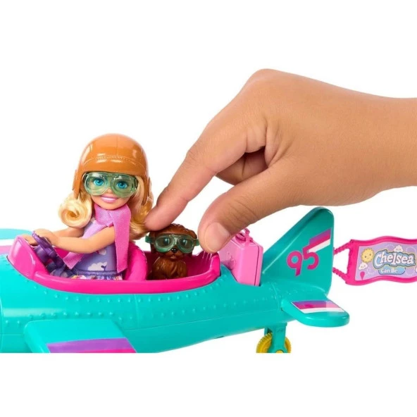 Barbie Chelsea'nin Pervaneli Mini Uçağı HTK38 Lisanslı Ürün - Resim 4
