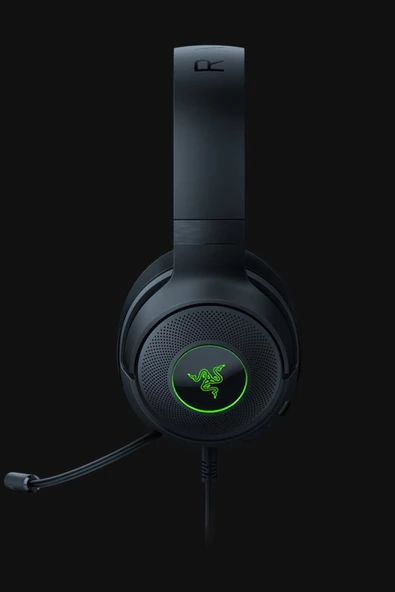 RAZER   Kraken V3 X Usb 7.1 Surround Kablolu Mikrofonlu Kulak Üstü Esports Gaming Oyuncu Kulaklığı - 4