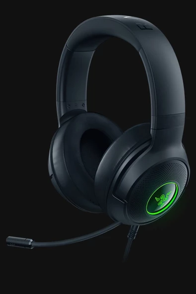 RAZER Kraken V3 X Usb 7.1 Surround Kablolu Mikrofonlu Kulak Üstü Esports Gaming Oyuncu Kulaklığı - 5