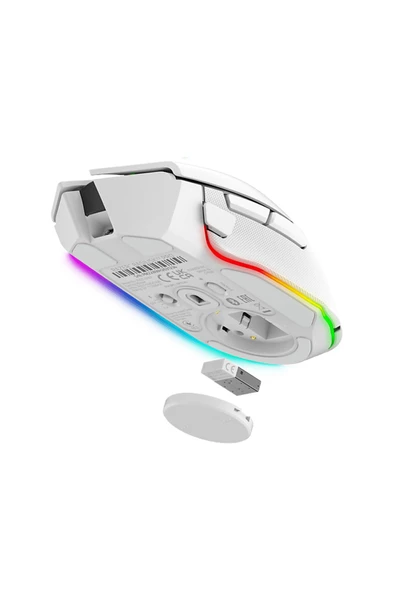 RAZER Basilisk V3 Pro Kablosuz Mouse Beyaz - 4