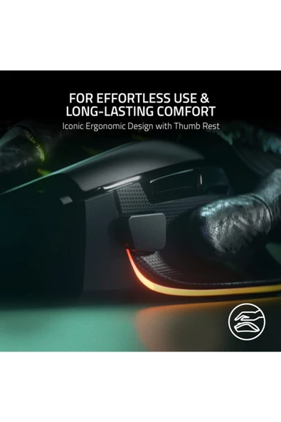 RAZER   Basilisk V3 Özelleştirilebilir Ergonomik Gaming Mouse Rz01-04000100-r3m1 - 5