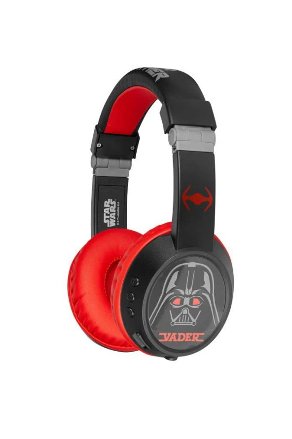 Star Wars Darth Vader Bluetooth Kulaklık Mikrofonlu Kablosuz Çocuk Kulaklığı Lisanslı SW-9938-VDR - 3