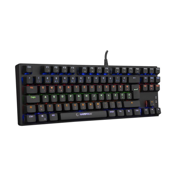 Rampage Raptor KB-R17 RGB Blue Switch Kablolu Mekanik Oyuncu Klavyesi - 2