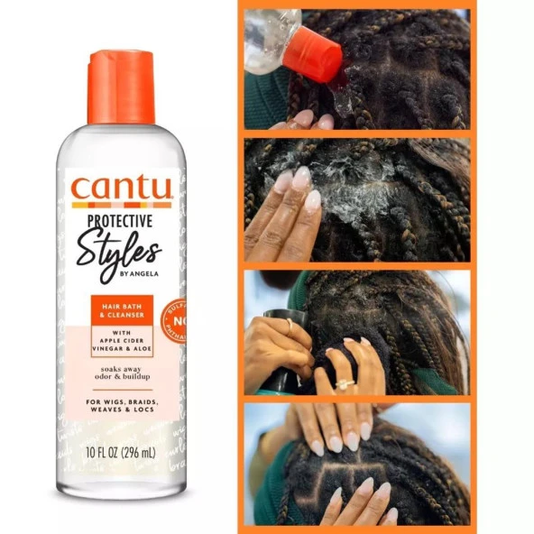 Cantu Angela Koruyucu Stiller Saç Temizleyici ve Arındırıcı 296 mL - 5