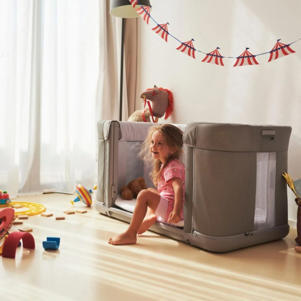 Chicco Next2me Forever Anne Yanı Beşik Slate Grey - 9
