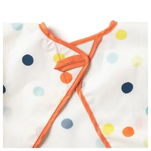 IKEA Kladdig Bebek Çocuk Oyun Resim Mama Önlüğü 37x34 cm Cırt Cırtlı - Resim 4