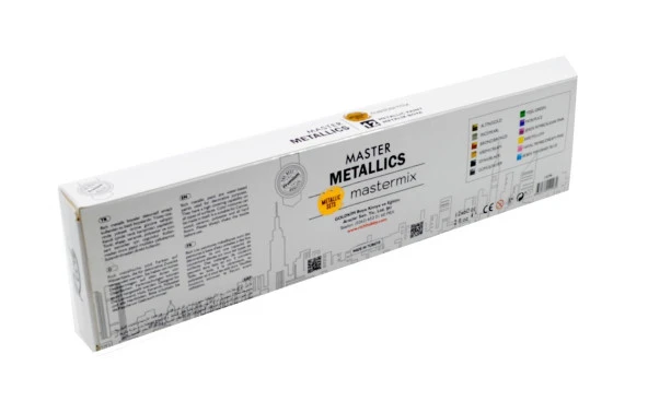 Rich Mastermix Akrilik Boya 60 cc 12 li Metalik Renkler - 4
