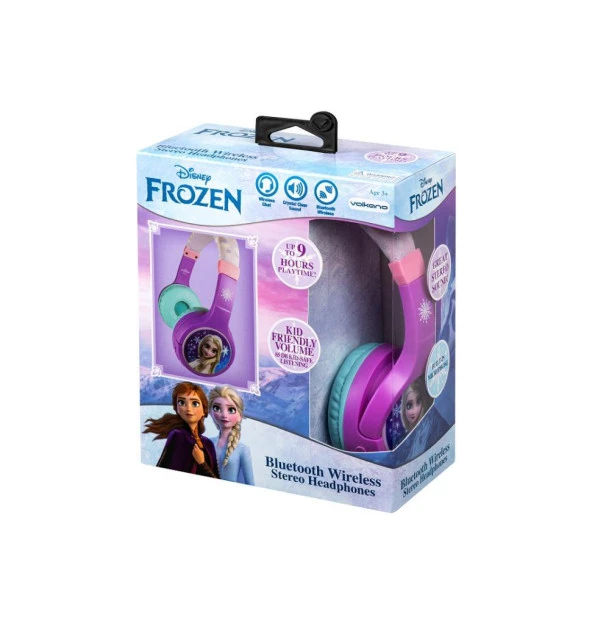 Bluetooth Kulaklık Disney Frozen Karlar Ülkesi Anna Elsa Mikrofonlu Kablosuz Çocuk Kulaklığı Lisanslı DY-9944-FZ