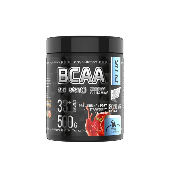 Torq Nutrition Bcaa+ 500 Gr (BCAA + L-Glutamine) Çilek Aromalı