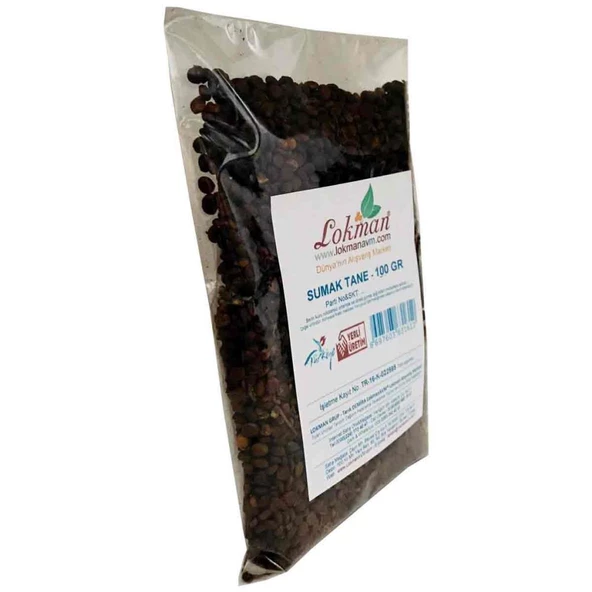 Doğal Saf Tane Sumak Öğütülmemiş 100 Gr Mini Paket - 3