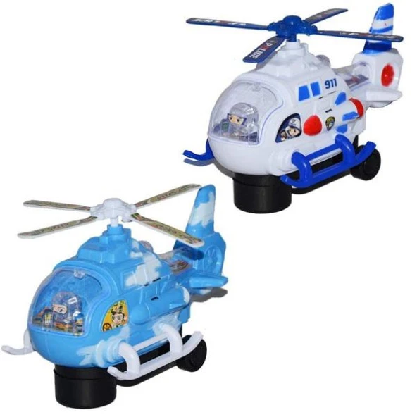 Can Oyuncak Kutulu Pilli Polis Helikopteri 777-27
