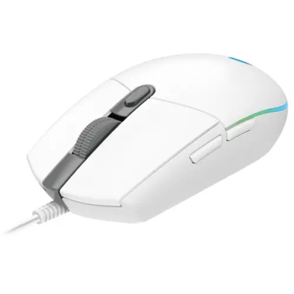 Logitech G102 Lightsync Kablolu Optik Oyuncu Mouse Beyaz - Resim 1