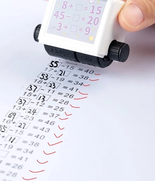 Pratik Matematik İşlem Rulosu Boşluk Doldurmalı Set - 2
