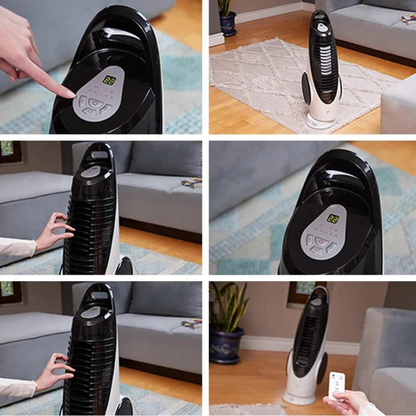 Fakir TVL 90 S Uzaktan Kumandalı Kule Tipi Vantilatör - 7