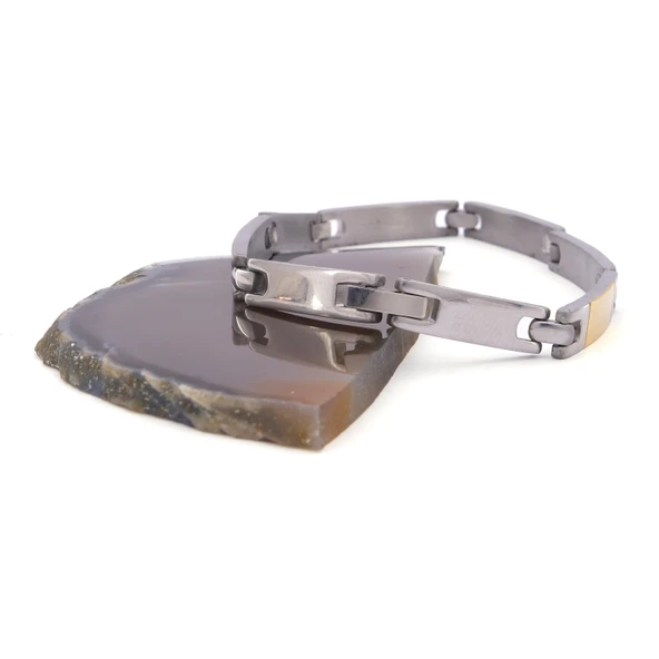 316L Çelik Erkek Bileklik EBLK-342 - Resim 3