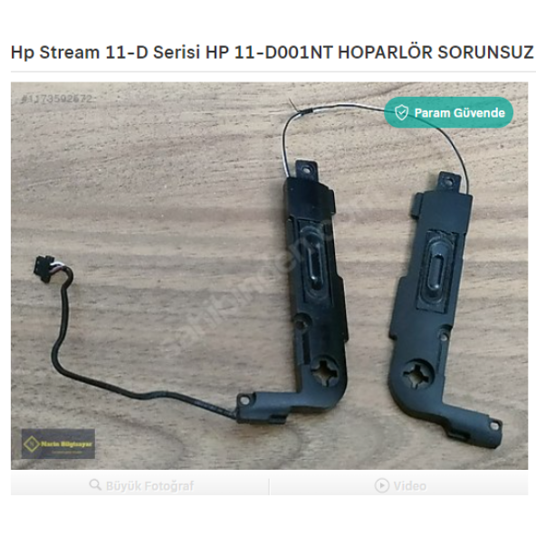 Hp Stream 11-D Serisi HP 11-D001NT HOPARLÖR SORUNSUZ ürün görseli 1