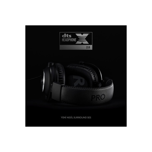 Logitech G Pro X 7.1 981-000818 Kablolu Mikrofonlu Kulak Üstü Oyuncu Kulaklığı - 2