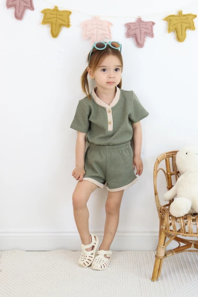 Çift Renkli Waffle Takım - 2