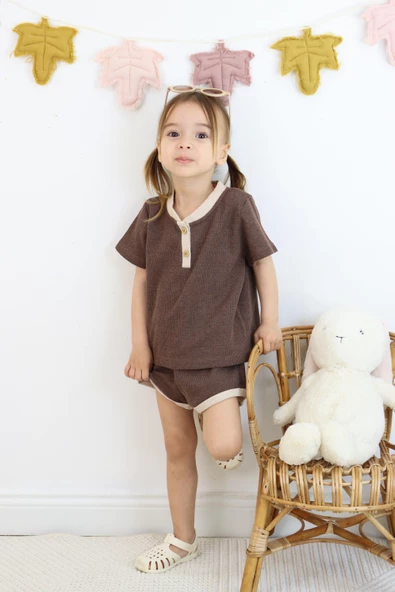 Çift Renkli Waffle Takım - 8