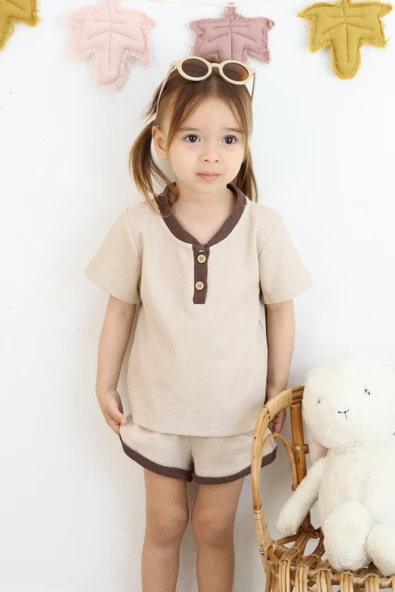 Çift Renkli Waffle Takım - 12