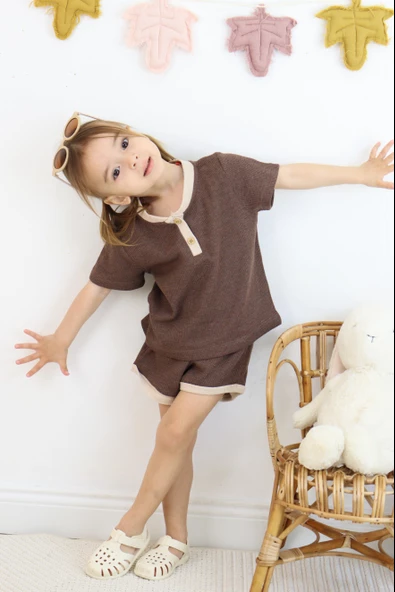 Çift Renkli Waffle Takım - 10