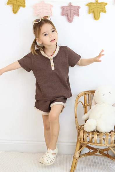 Çift Renkli Waffle Takım - 11