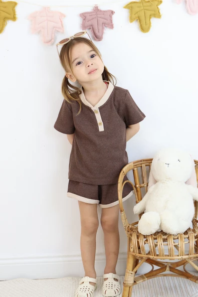 Çift Renkli Waffle Takım - 6