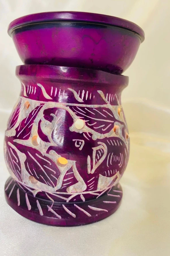 Buhardanlık Obsidye taşı El İşi Feng Shui Fil sembolü Buhurdanlık ürün görseli